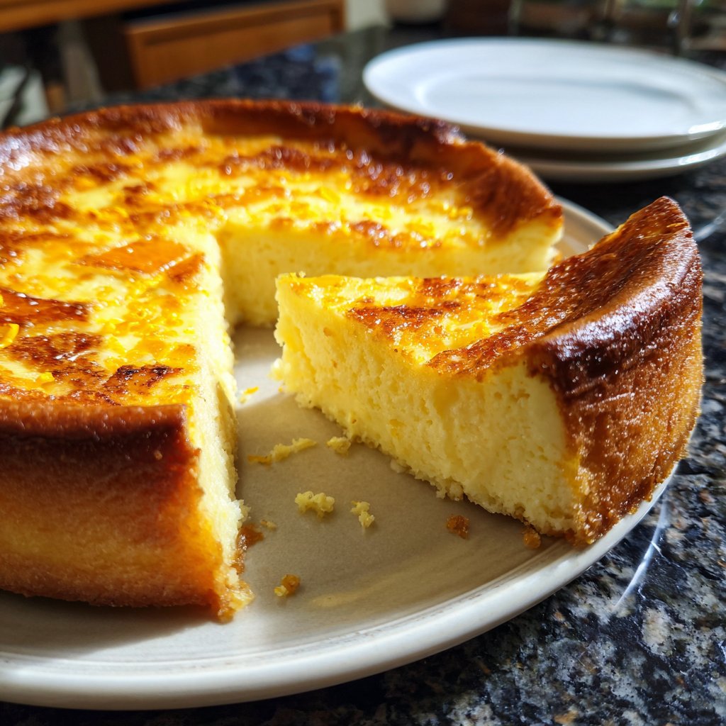 Käsekuchen mit Orangennote