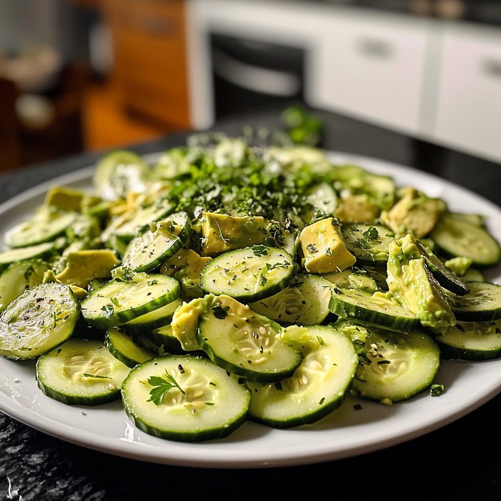 Avocado-Gurken-Salat – Schnell und gesund