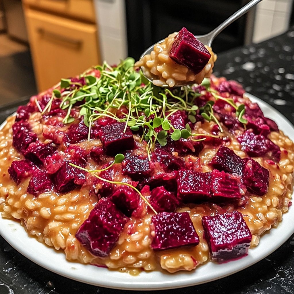 Risotto mit Roter Bete