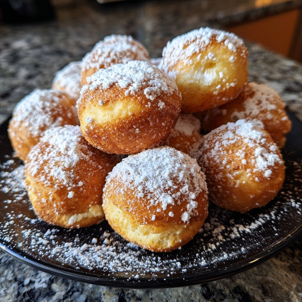 Quarkbällchen süß