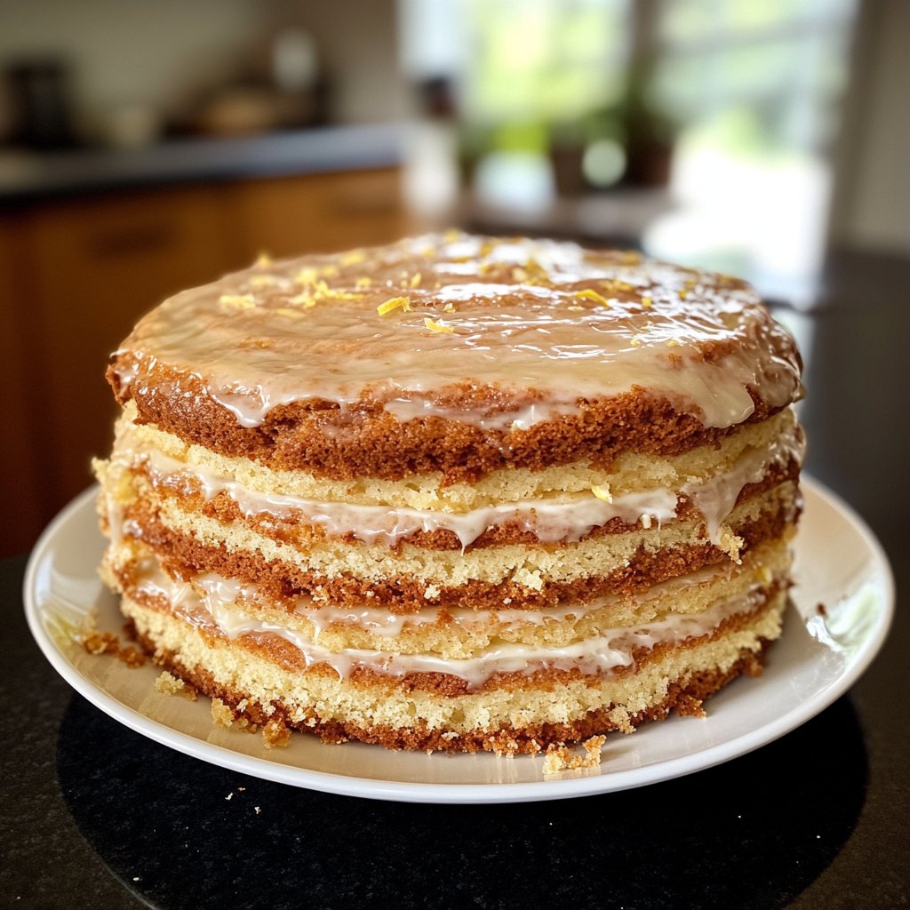 Zitronenkuchen für den Sonntagskaffee