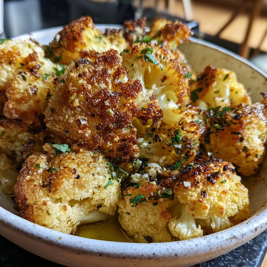 Blumenkohl mit Olivenöl
