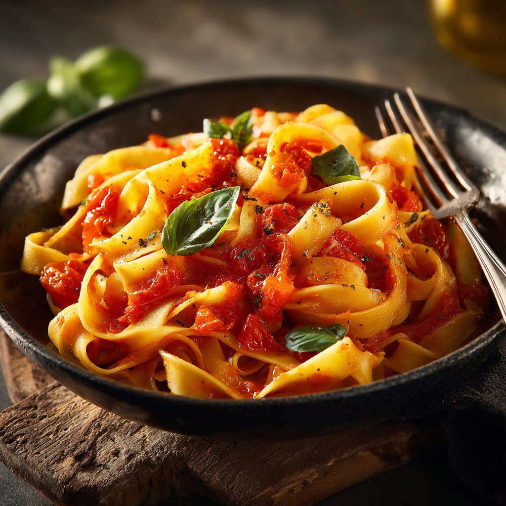 Tagliatelle mit Tomatenbutter
