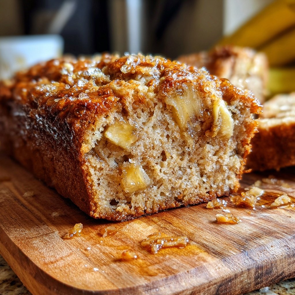 Bananenbrot mit Zimt und Honig