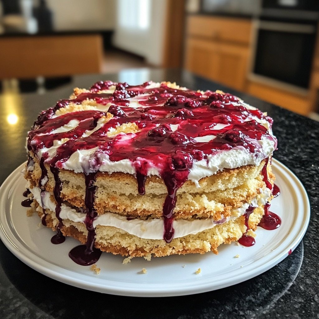 Wolkenkuchen ohne Mehl