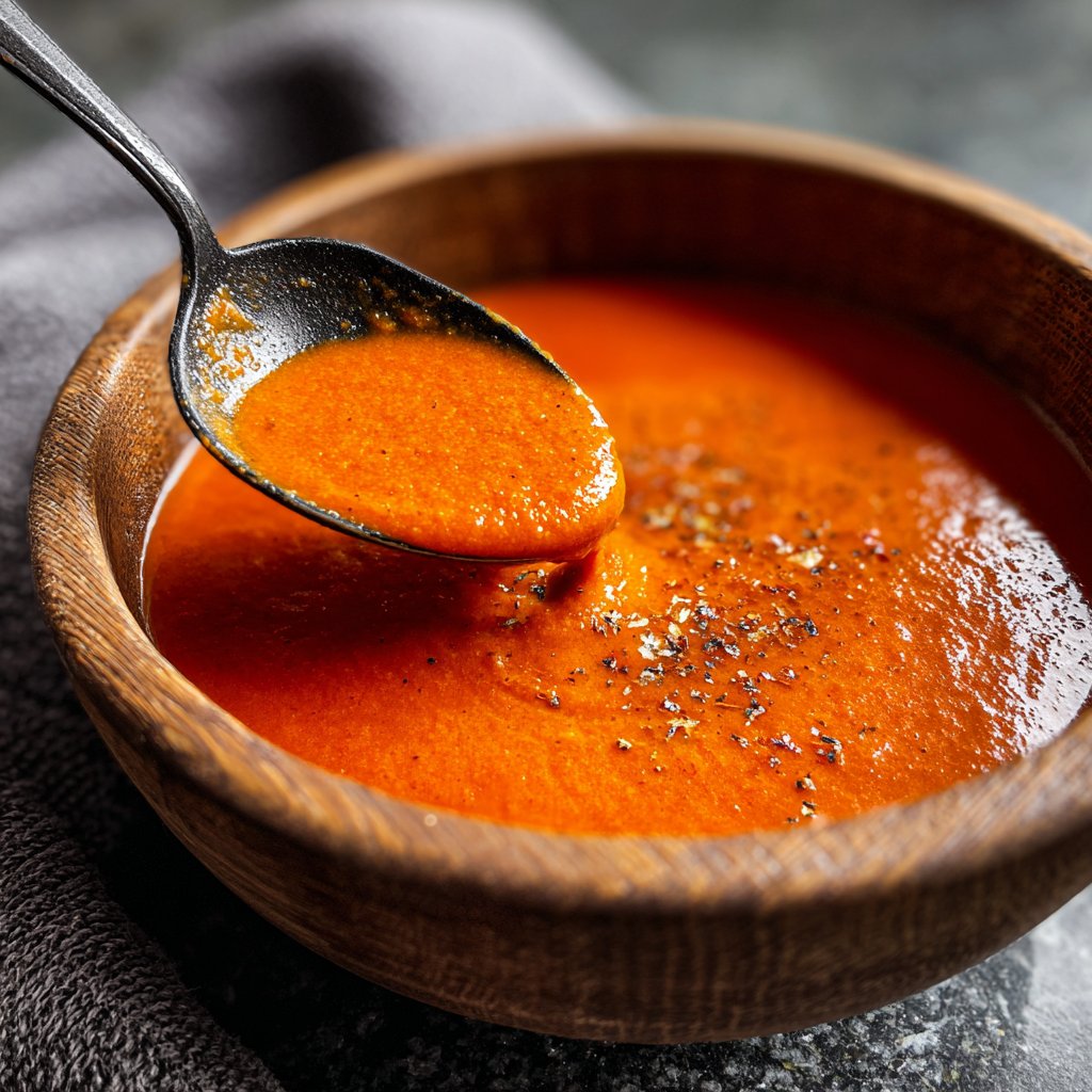 Tomatensuppe mit Paprika