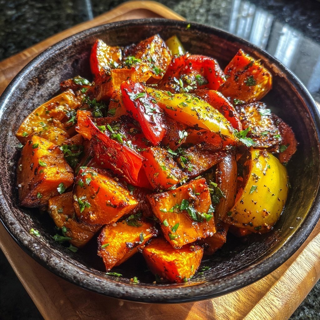 Ofen Süßkartoffeln Mit Paprika