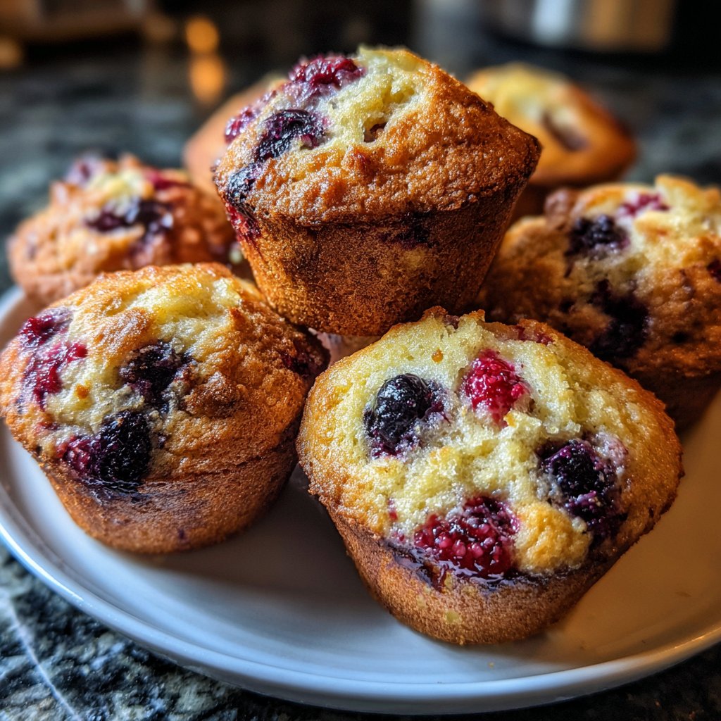 Muffins mit Beerenmix